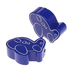 Airplane motif bead - 10 pieces 'dark blue' 130 in stock 