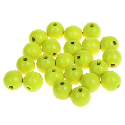 Neonperlen 10mm • 50 Stück 'neon-gelb' 175 auf Lager