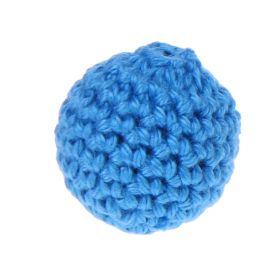 Crochet bead 25 mm 'sky blue' 123 in stock 