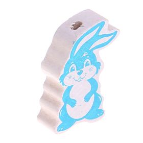 Motif bead rabbit 'light turquoise' 453 in stock 