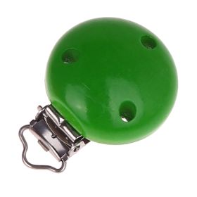 Wooden clip / pacifier clip Ø35mm 'green' 366 in stock 