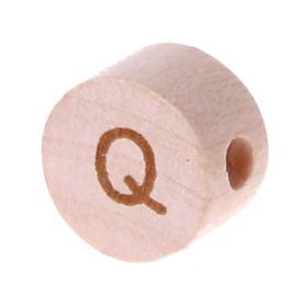 Letter beads disk laser engraving Ø 11 mm 'Q' 496 in stock 