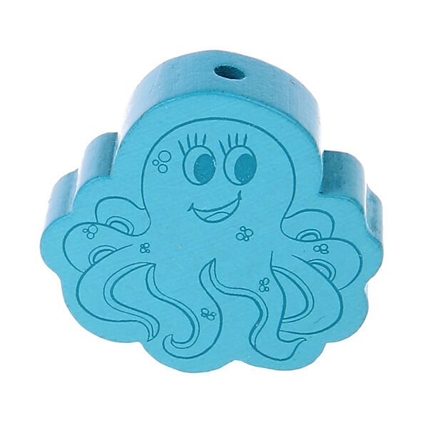 Motivperle Oktopus 'helltürkis' 186 auf Lager