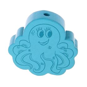 Octopus motif bead 'light turquoise' 134 in stock 
