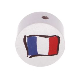 Motivperle Scheibe Flagge 'Frankreich' 339 auf Lager