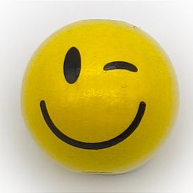 Motivperle Smiley 'zwinkernd' 384 auf Lager