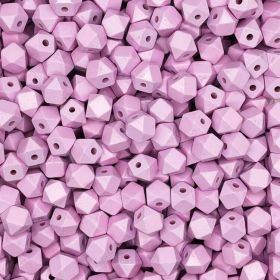 Hexagon beads 12 mm 'pink' 3056 in stock 