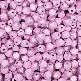 Hexagonperlen 12 mm 'rosa' 2861 auf Lager
