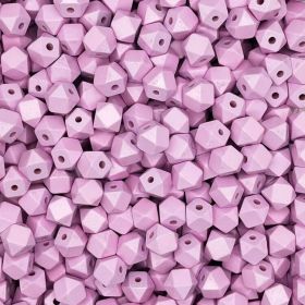 Hexagonperlen 12 mm 'rosa' 3056 auf Lager