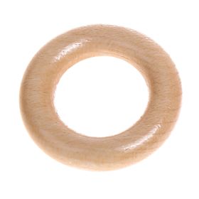 Wooden ring / grasping toy mini - 3,6cm 'nature' 1586 in stock 