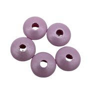 Holzlinsen Perlmutt 10mm • 50 Stück 'rosa' 15 auf Lager