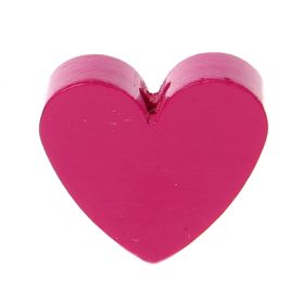 Heart motif bead (mini) 'dark pink' 982 in stock 
