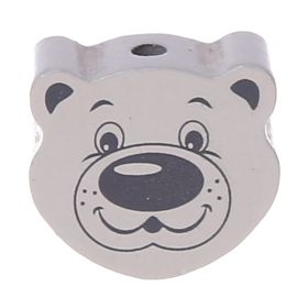 Motif bead bear 'light gray' 662 in stock 