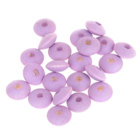 Watercolors wooden lenses 10mm - 50 pieces 'lilac' 87 in stock 