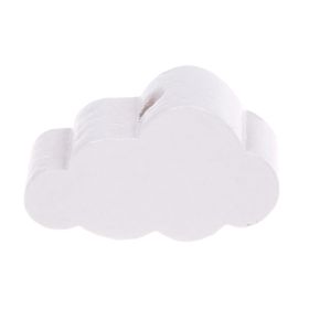 Cloud motif bead 'white' 15297 in stock 