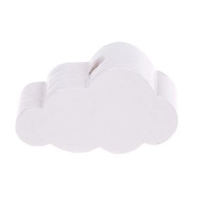 Cloud motif bead 'white' 15301 in stock 