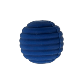 Silikon Rillenperle Ø15mm 'mittelblau' 120 auf Lager