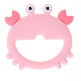 Teething ring crab 'pink' 12 in stock 