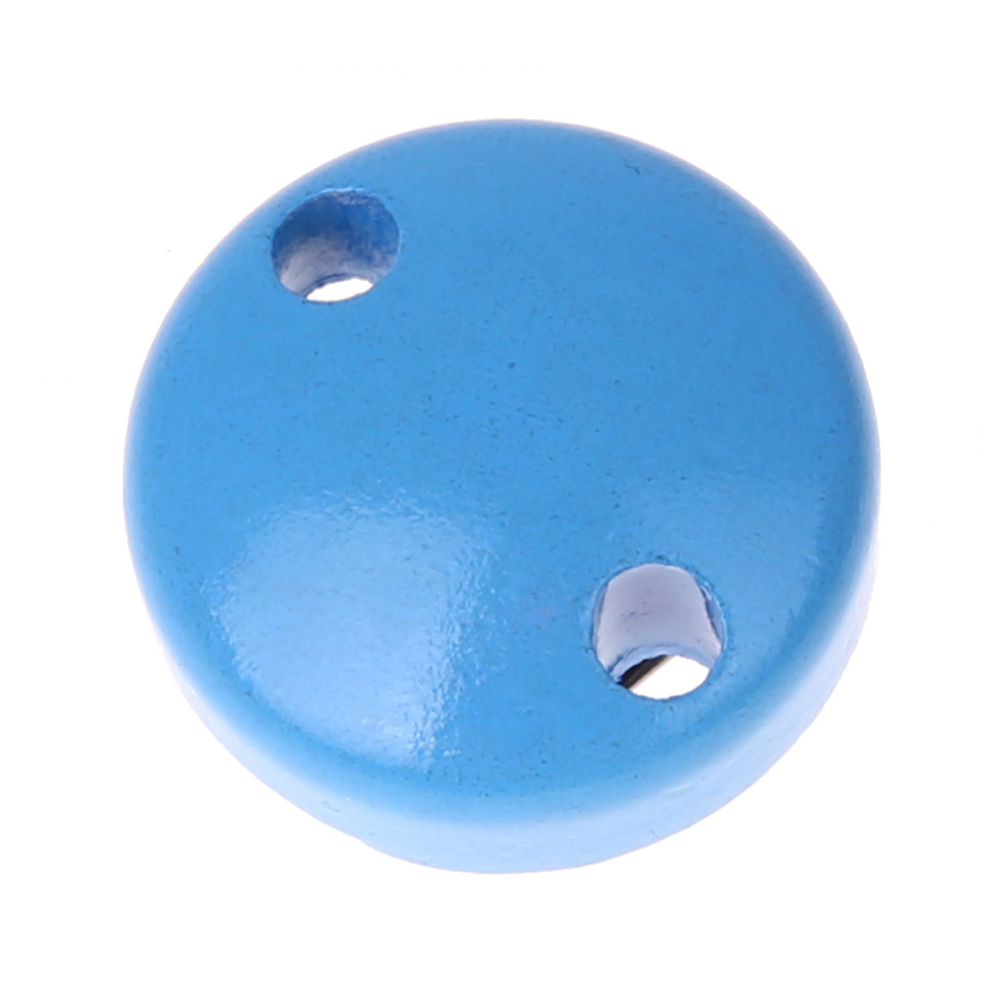 Schnullerclip mini / Holzclip Ø30mm 'skyblau' 512 auf Lager