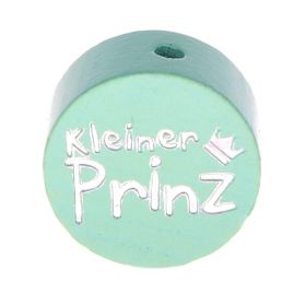 Motivperle Scheibe kleiner Prinz Glitzer 'mint' 142 auf Lager