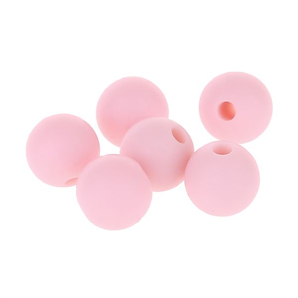 Silikonperle 9mm 'rosa' 179 auf Lager