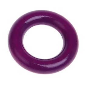 Wooden ring / grasping toy mini - 3,6cm 'purple' 3527 in stock 