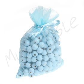 Organzasäckchen 'babyblau' 52 auf Lager
