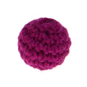 Crochet bead 20 mm 'purple' 255 in stock 