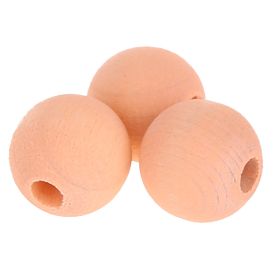 Watercolors wooden beads 10mm - 50 pieces 'apricot' 173 in stock 