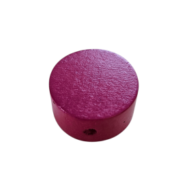 Scheibe 20mm blanko 'dunkelpink' 1203 auf Lager