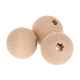 Watercolors wooden beads 12mm - 25 pieces 'beige' 160 in stock 