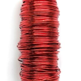 Kupferdraht Ø 0,5mm • 25 Meter 'rot' 9 auf Lager
