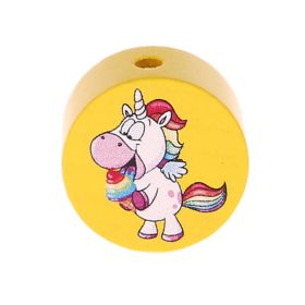 Unicorn motif bead disc 'pastel yellow' 0 in stock 