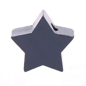 Motivperle Stern 'grau' 972 auf Lager