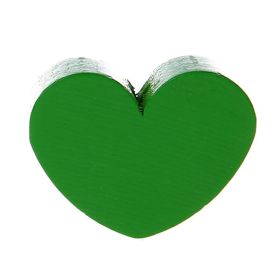 Motif bead shaped bead heart large 'green' 525 in stock 