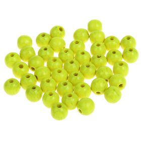 Neon beads 8mm - 50 pieces 'neon-yellow' 88 in stock 