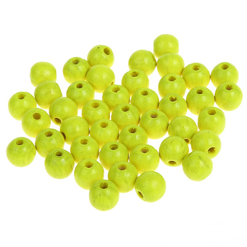 Neonperlen 8mm • 50 Stück 'neon-gelb' 51 auf Lager