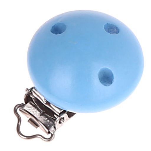 Holzclip SALE/ANGEBOT 'babyblau' 0 auf Lager