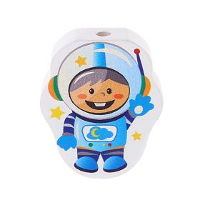 Motivperle Astronaut 'babyblau' 24 auf Lager