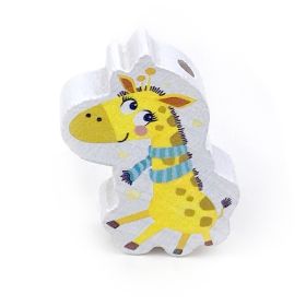 Motivperle Giraffe 'Giraffe Schal mint' 1 auf Lager