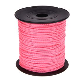 PP polyester cord Ø 1.5 mm - 100 meter roll 'pink' 10 in stock 