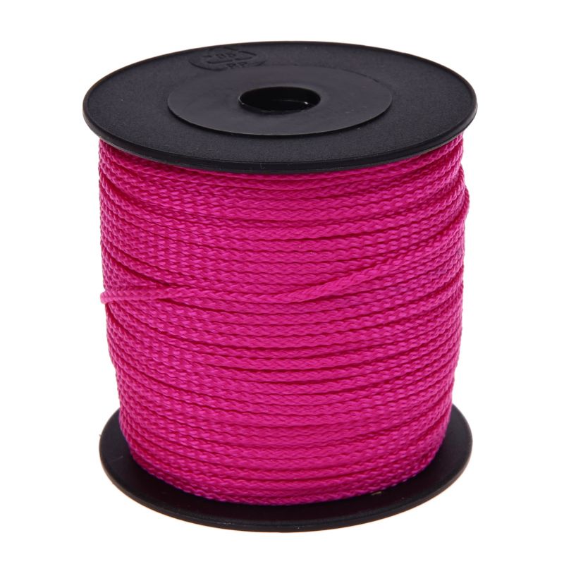 PP-Polyester-Kordel Ø 1,5mm • 1 Meter 'dunkelpink' 764 auf Lager