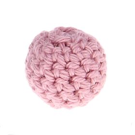Häkelperle 20mm 'rosa' 336 auf Lager