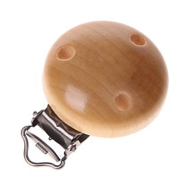 Holzclip / Schnullerclip Ø35mm 'natur' 3575 auf Lager