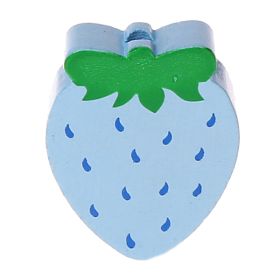 Motivperle Erdbeere 'babyblau' 1110 auf Lager