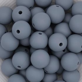 Silicone bead 12mm 'gray' 129 in stock 