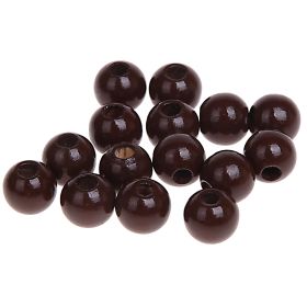 Wooden beads 8mm - 50 pieces 'brown' 260 in stock 