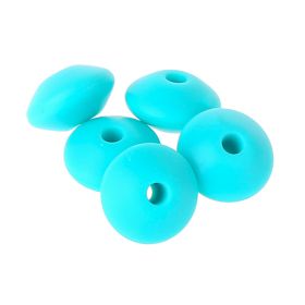 Silicone lens 12mm 'light turquoise' 94 in stock 