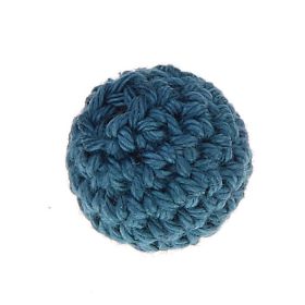 Crochet bead 20 mm 'turquoise' 221 in stock 
