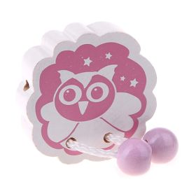 Motif bead thread figure owl 'baby pink' 57 in stock 